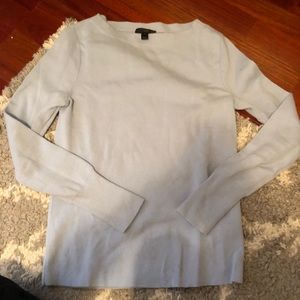 J. Crew Long Sleeve Light Blue Crewneck
